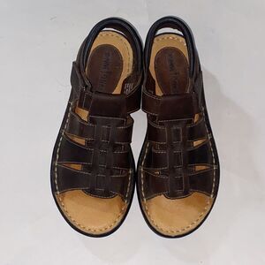 MINNETONKA LEATHER UPPER SHOES SIZE 8N
